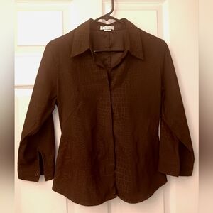 Brown Women's Top SzL